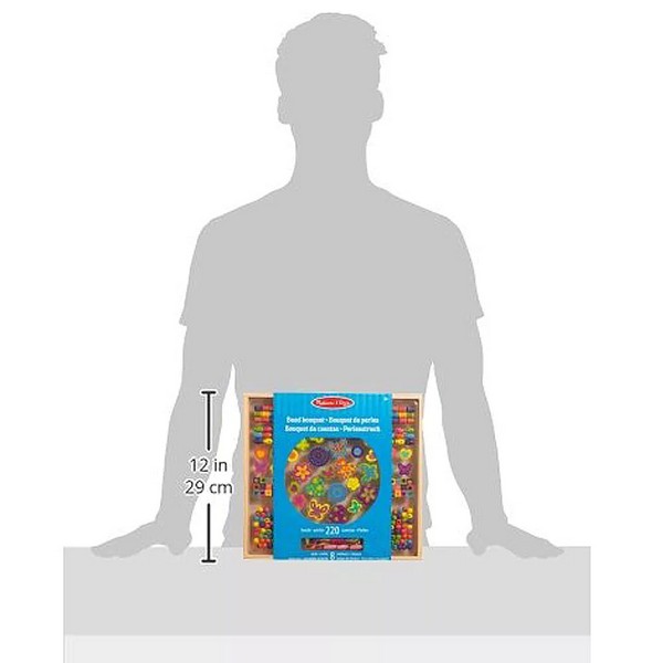 Продукт Melissa and Doug Букет от дървени мъниста - Комплект  - 0 - BG Hlapeta